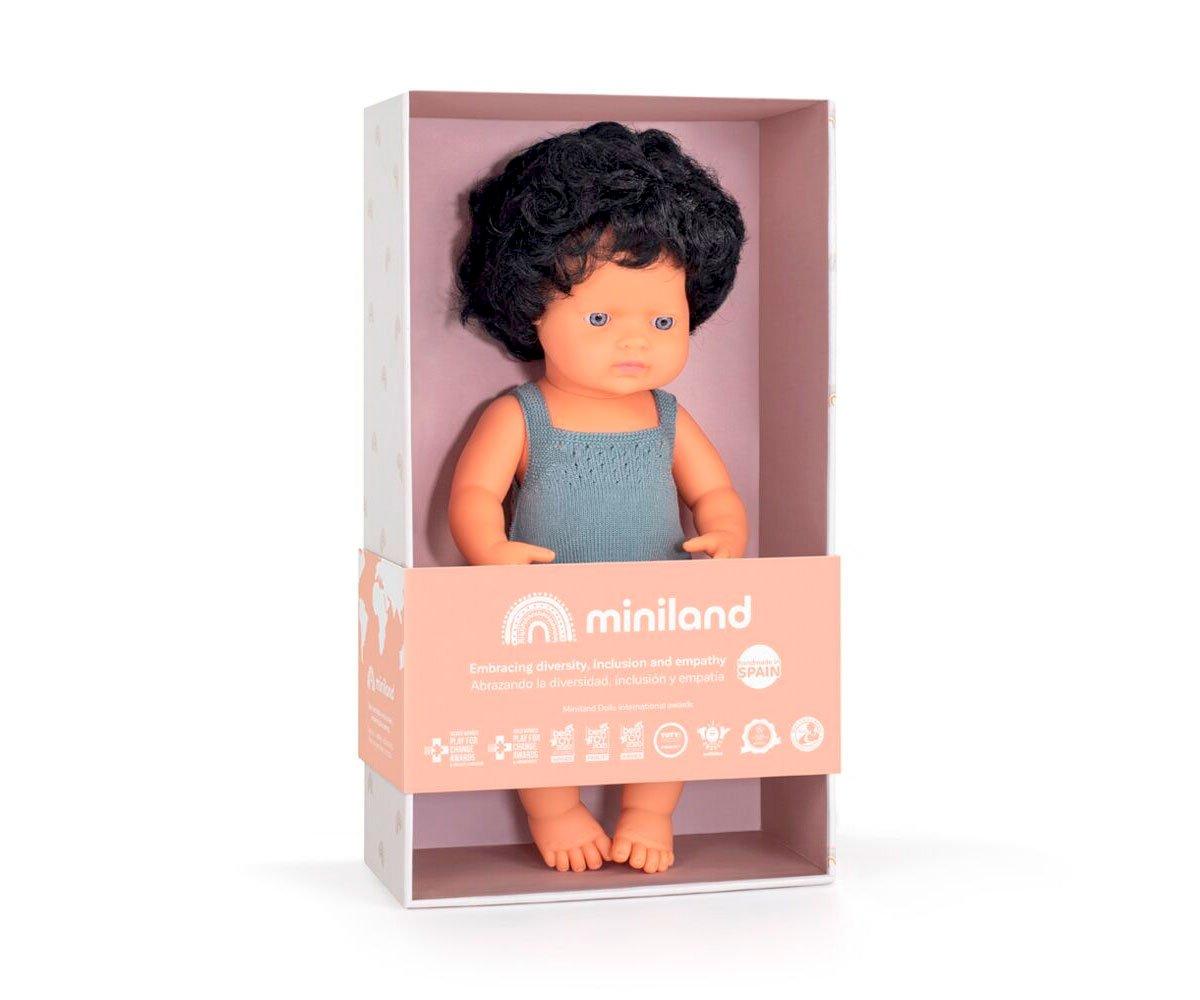 MINILAND - BAMBOLOTTO CAUCASICO RICCIO 38 CM