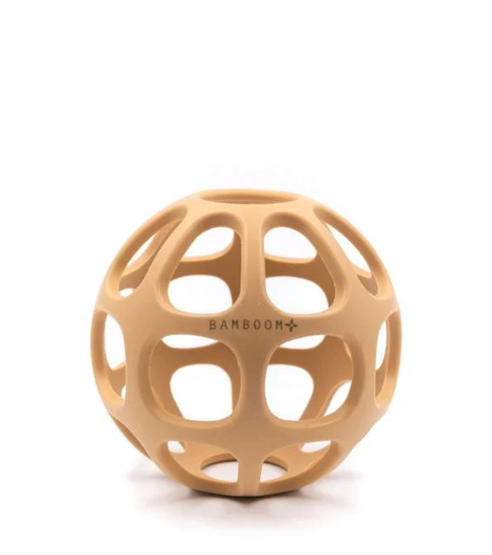 BAMBOOM Massaggiagengive pallina silicone - cammello