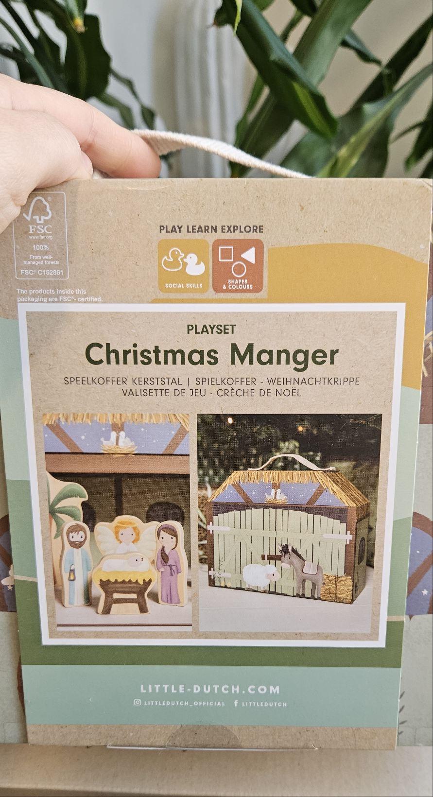 T1490 LITTLE DUTCH - PLAYSET CHRISTMAS MANGER