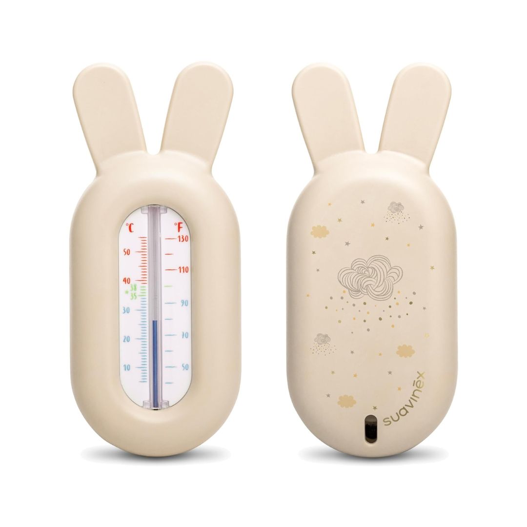 V2468 - SUAVINEX TERMOMETRO BAGNO BAMBINI +0 MESI - PRECISO, ROBUSTO, SENZA MERCURIO, DESIGN BEIGE