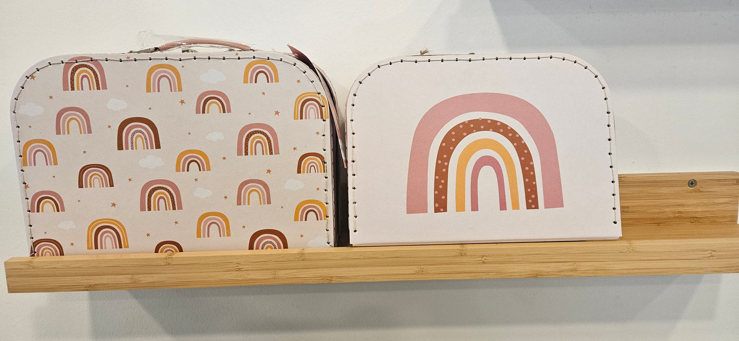 A LITTLE LOVELY COMPANY Set 2 valigette - Arcobaleno