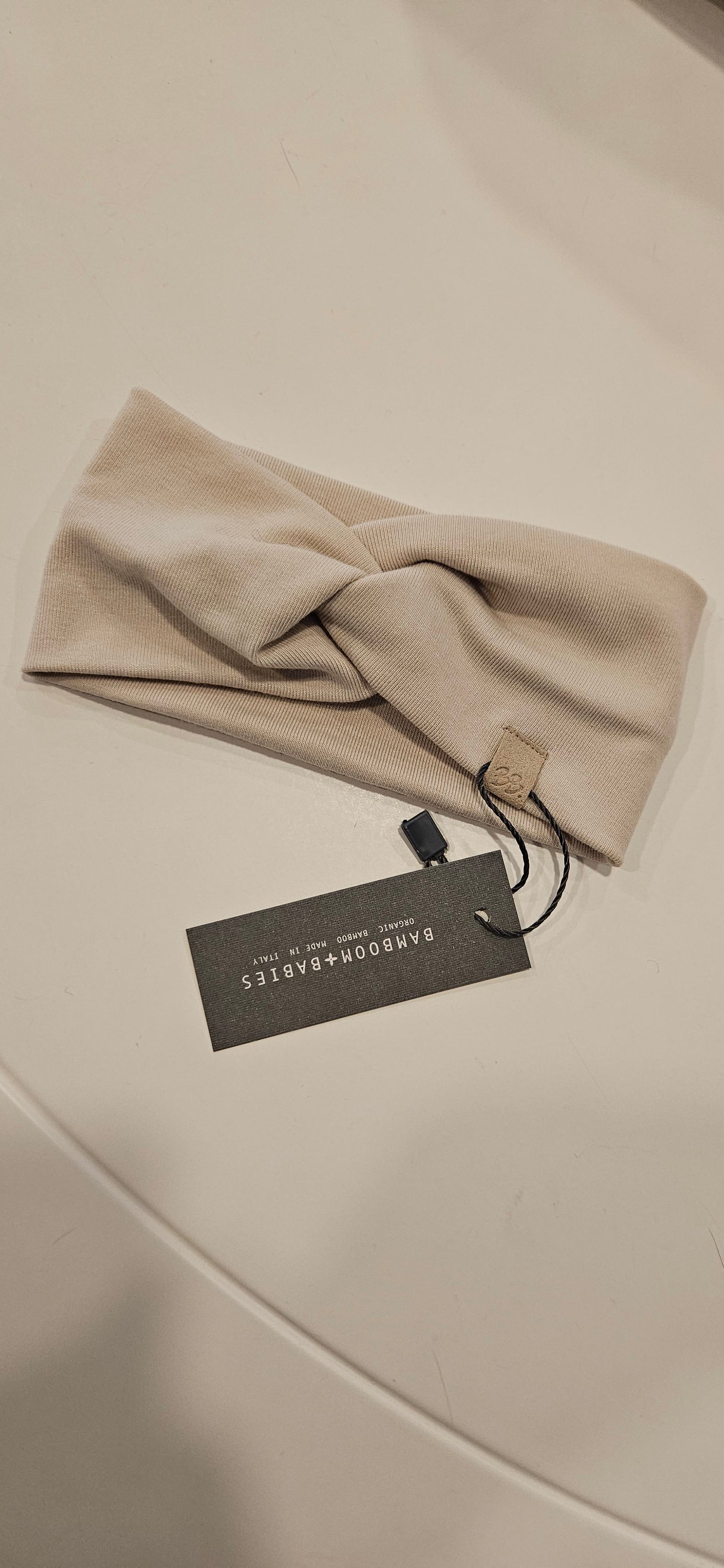 BAMBOOM Fascia capelli intrecciata - sand
