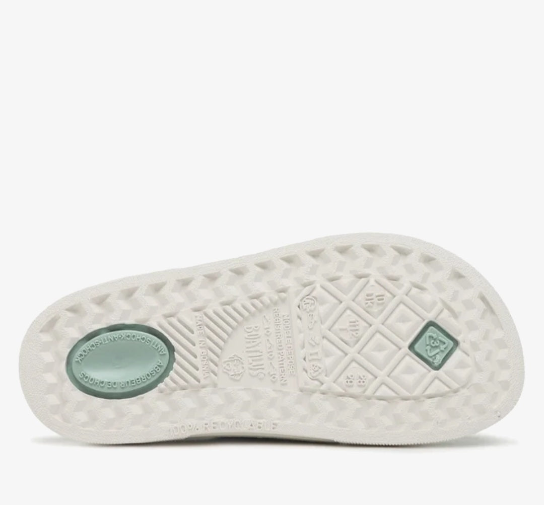 BOATILUS Cloggy - pastel green/white