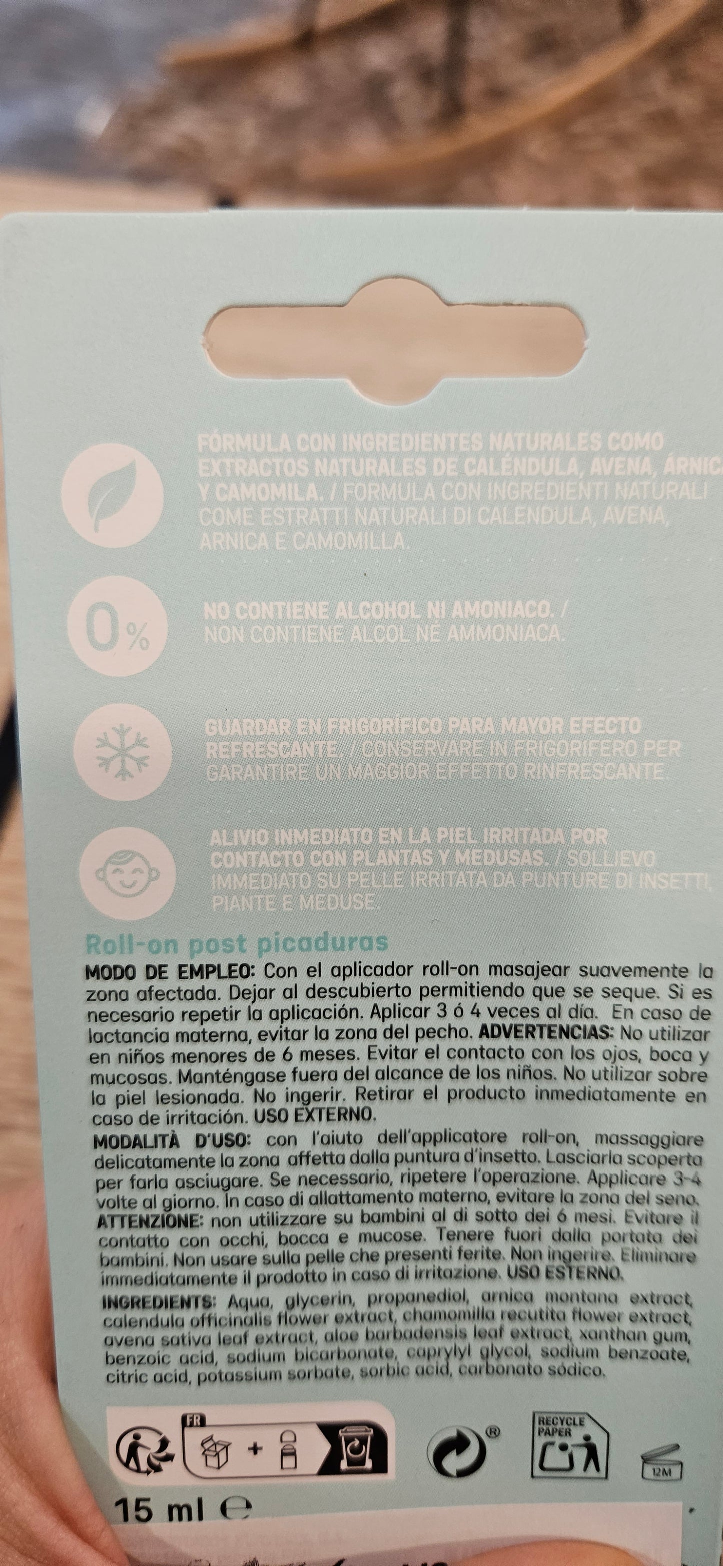 SUAVINEX Roll-on post puntura