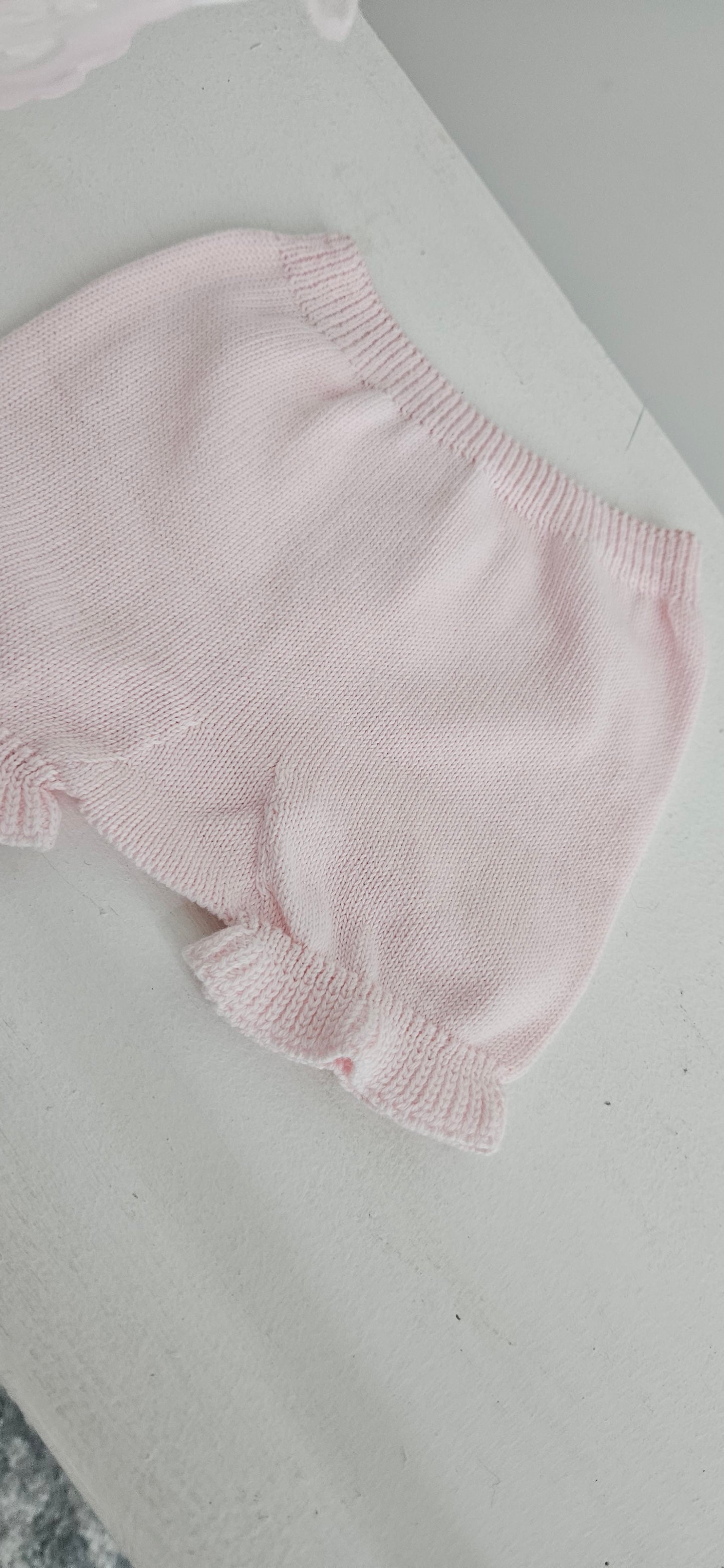 BARCELLINO Pagliaccetto lino e tulle ricamato - rosa