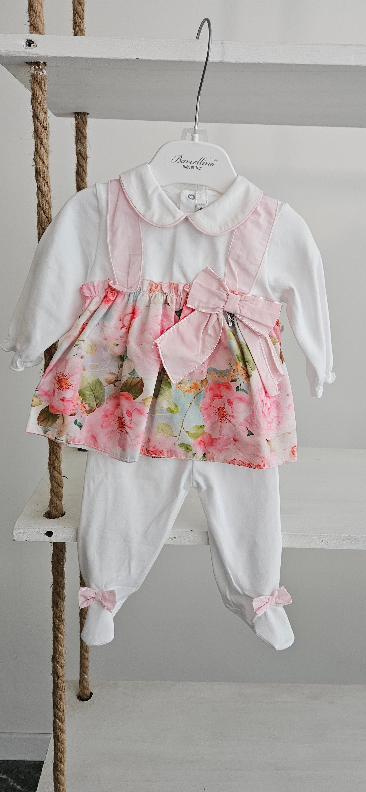 BARCELLINO Tutina 2pz - fiori