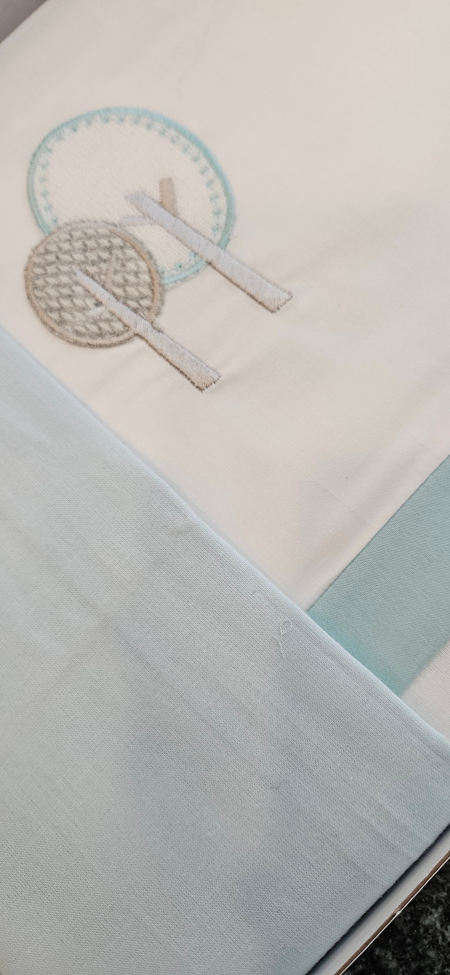PICCI Lenzuolo letto 3pz - tree acqua