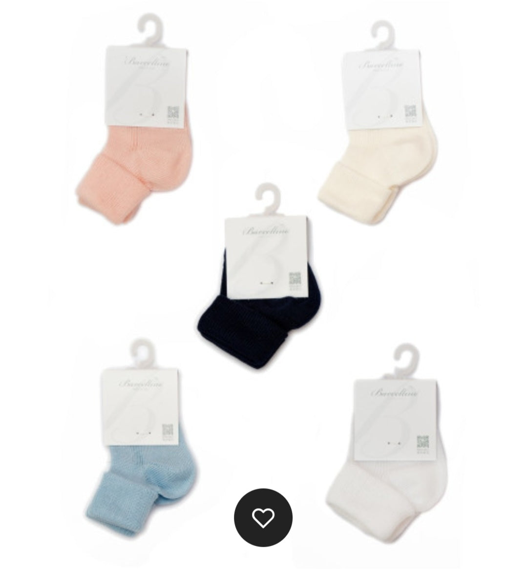 BARCELLINO Calzino nascita in cotone - rosa