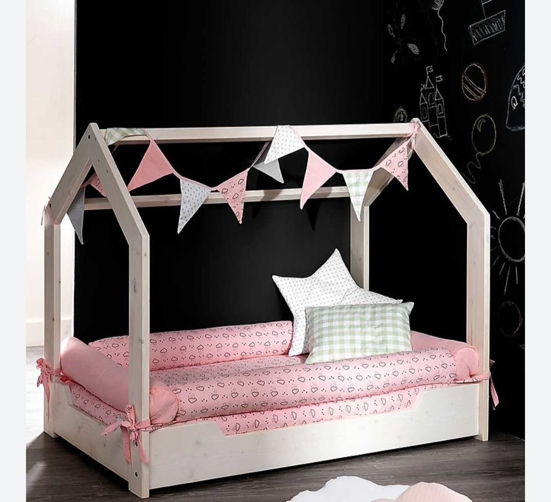 PICCI Bandierine in tessuto decorative - rosa
