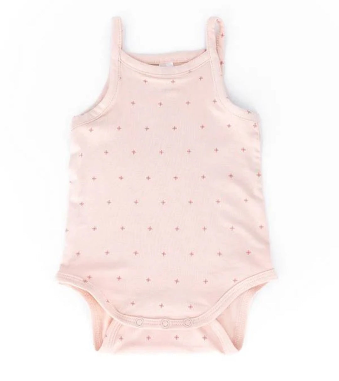 BAMBOOM Body canotta spalline sottili - flower