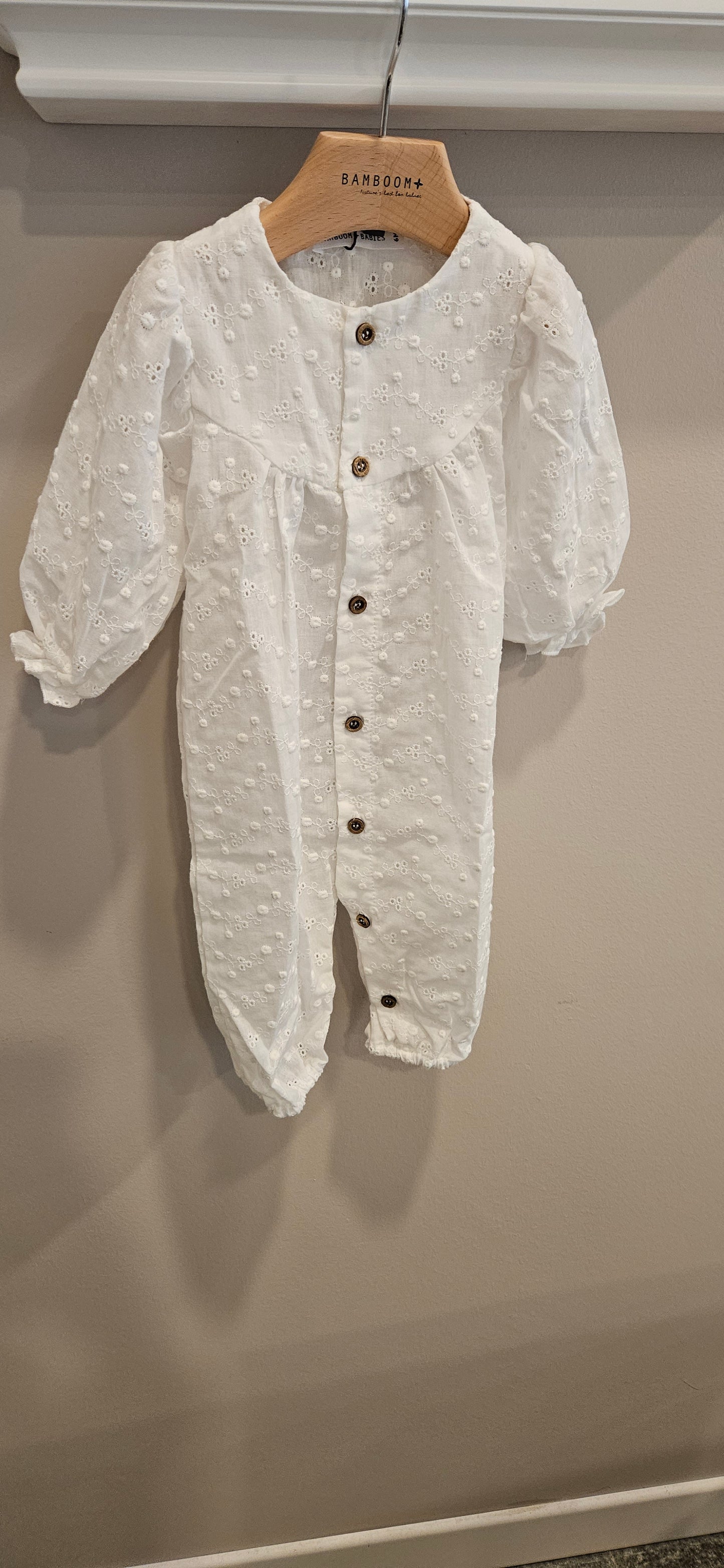 BAMBOOM Tutina sangallo - offwhite