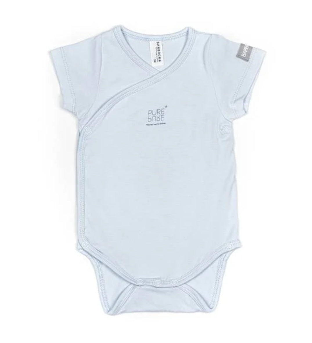 BAMBOOM Body mezza manica - azzurro