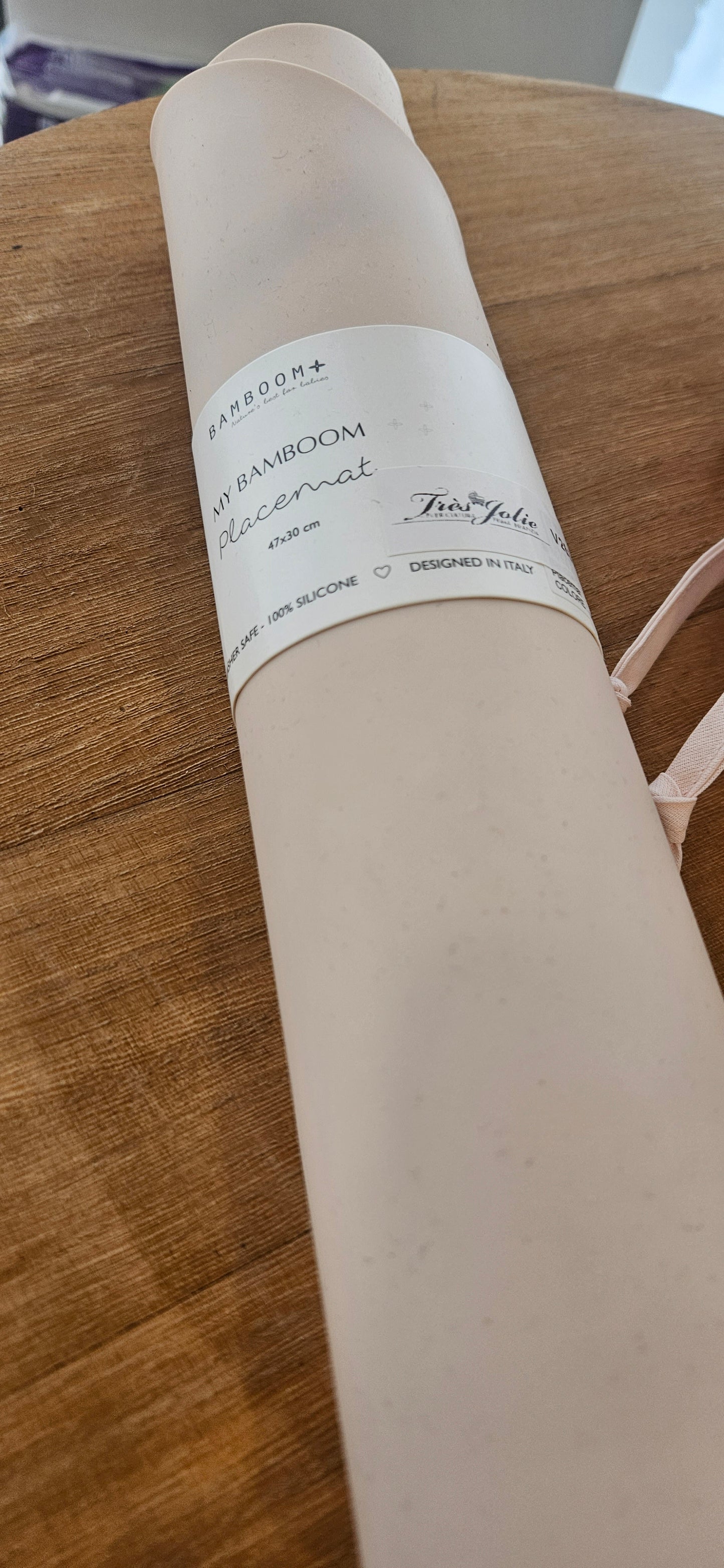 BAMBOOM Tovaglietta silicone - rosa