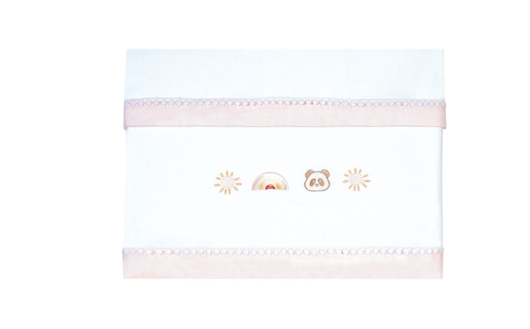 PICCI Lenzuolo letto 3pz - arcobaleno rosa