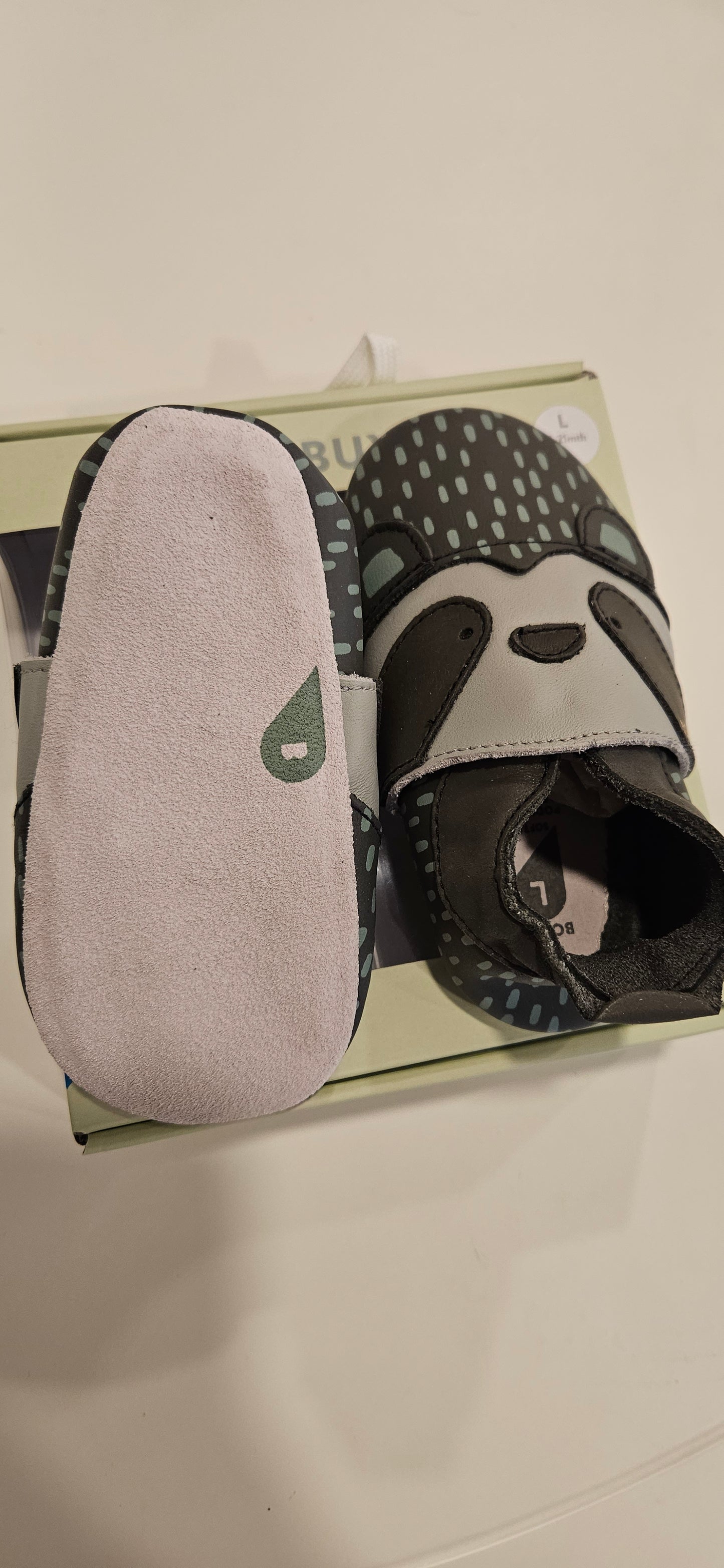 BOBUX Soft Sole - rascal charcoal