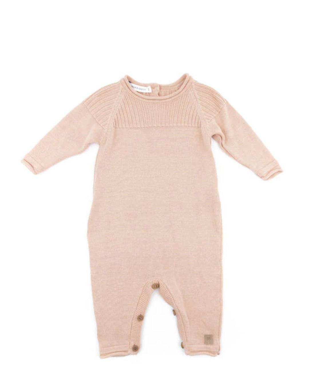 BAMBOOM Tutina knitted con apertura davanti - rosa