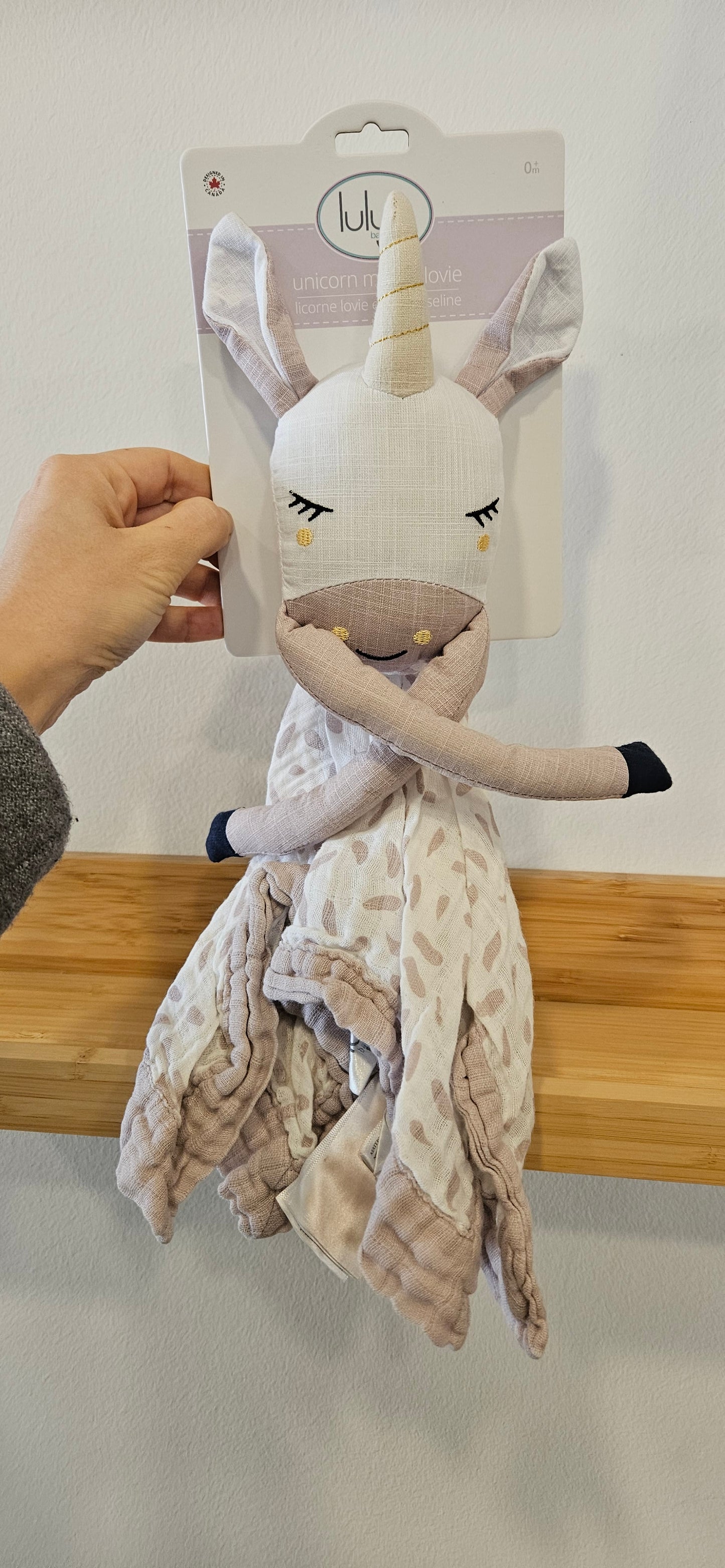 LULUJO Doudou 100% mussola cotone - unicorno