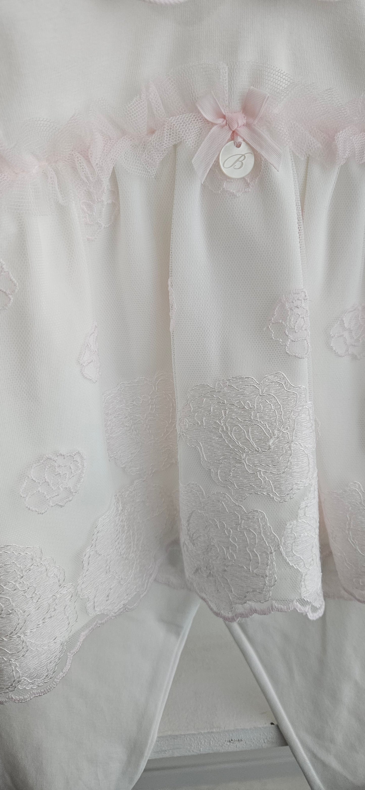 BARCELLINO Tutina 2pz ricamata