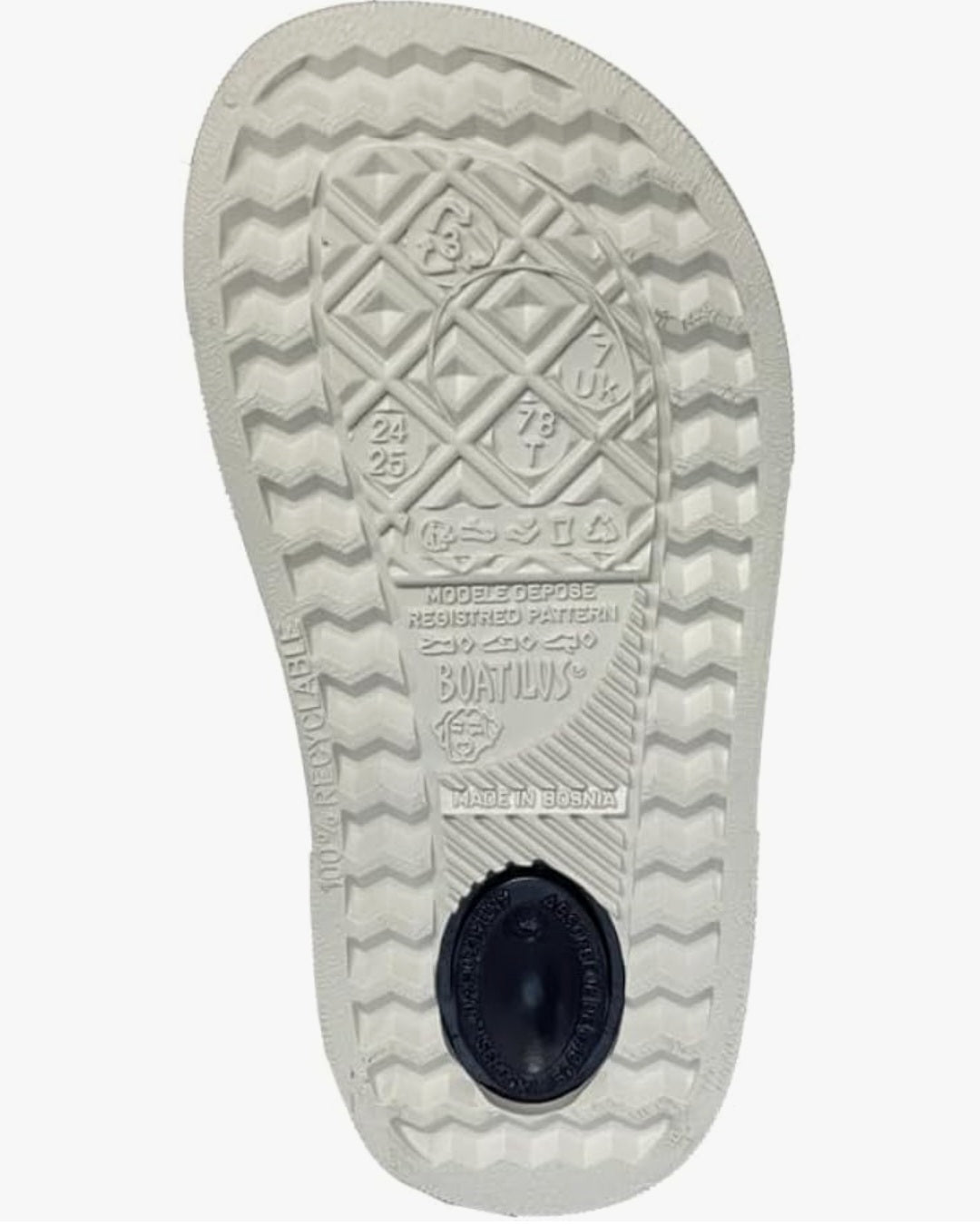 BOATILUS Cloggy - navy/white