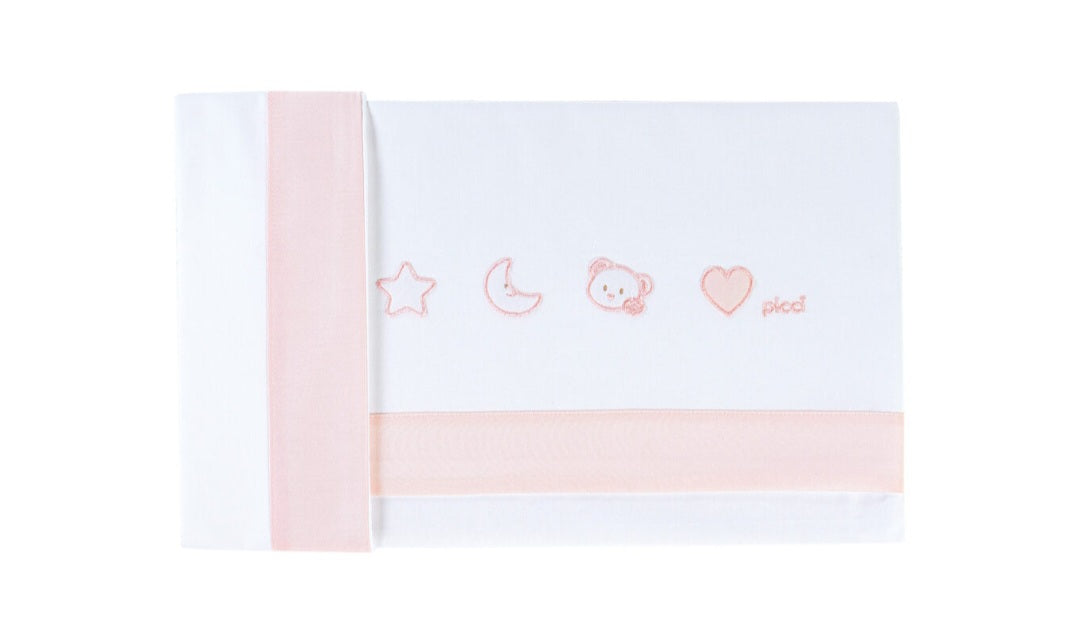 PICCI Lenzuolo Microletto 3pz - lila rosa