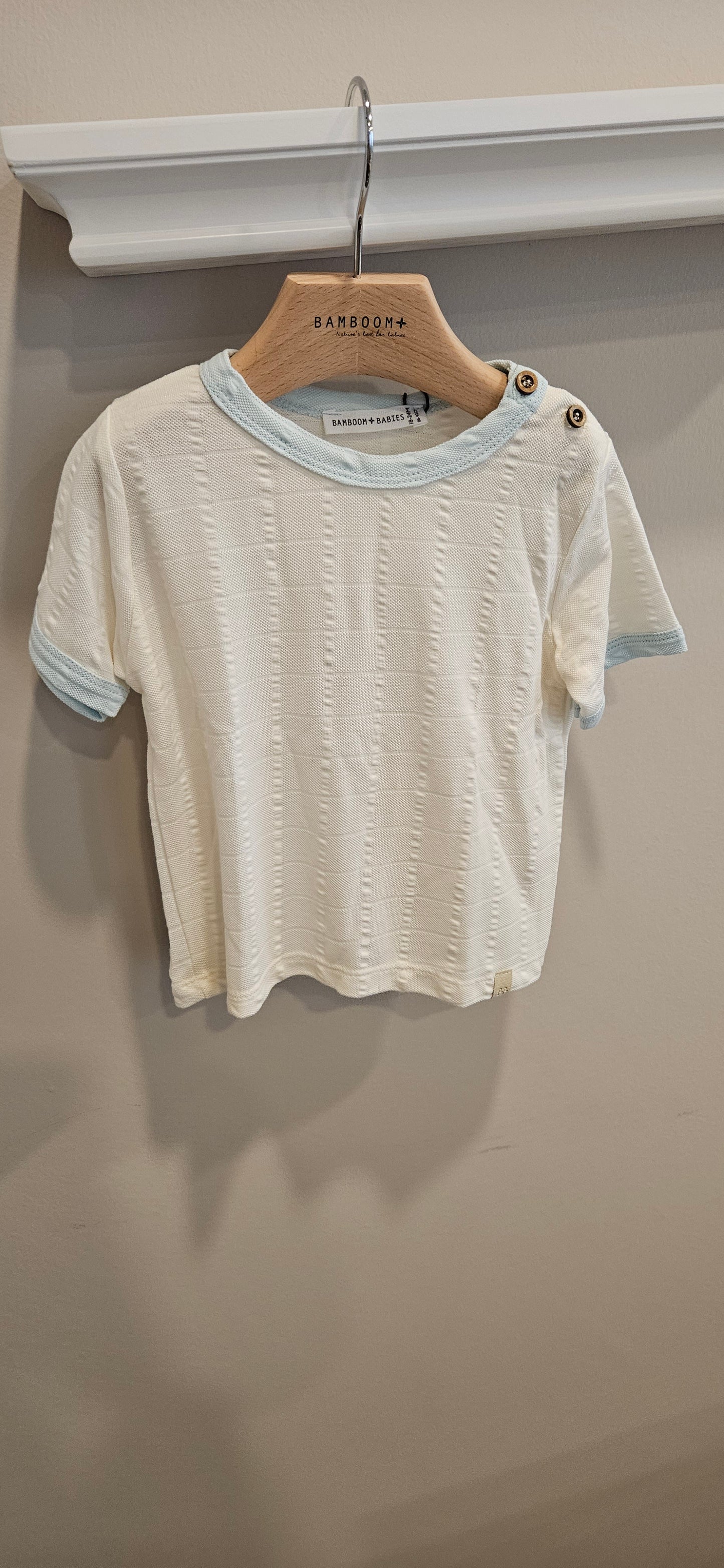 BAMBOOM Shirt bicolore - water petrol