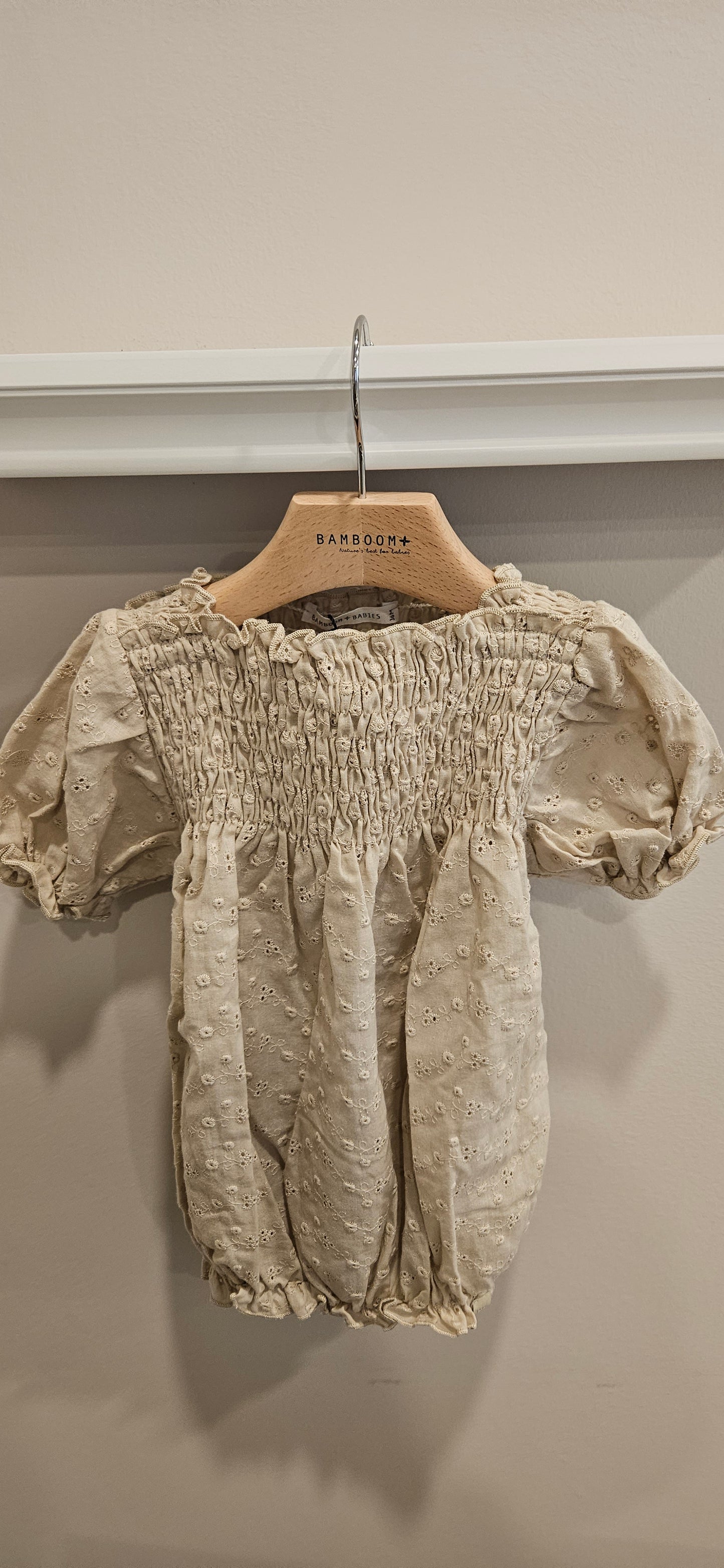 BAMBOOM Vestito sangallo - sabbia