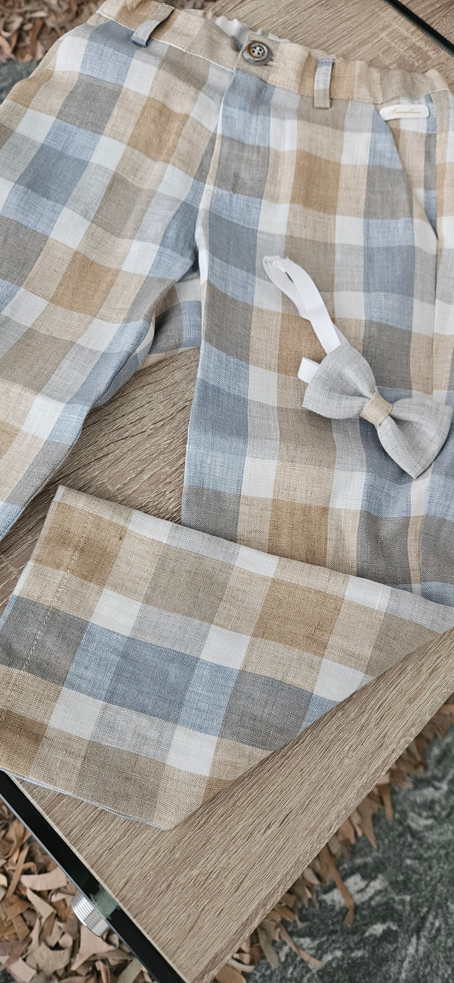 BARCELLINO Completo lino 3pz