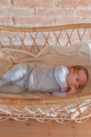 BAMBOOM - COMPLETO PURE 2PZ AZZURRO - 1MESE