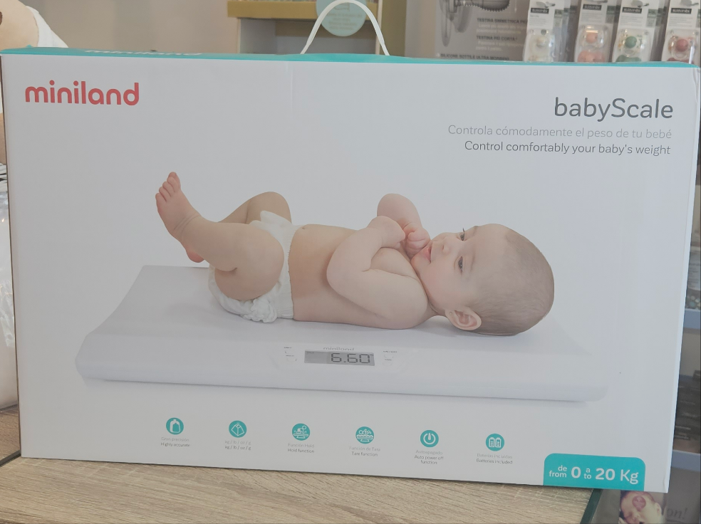 V400 - BILANCIA NEONATO MINILAND BABYSCALE: PRECISIONE, SICUREZZA E MONITORAGGIO CON APP