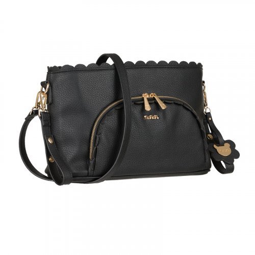 V2285 NANAN BORSA PASSEGGINO CON TRACOLLA NERA