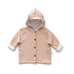 BAMBOOM - CARDIGAN CON CAPPUCCIO PURE ROSA - 3MESI