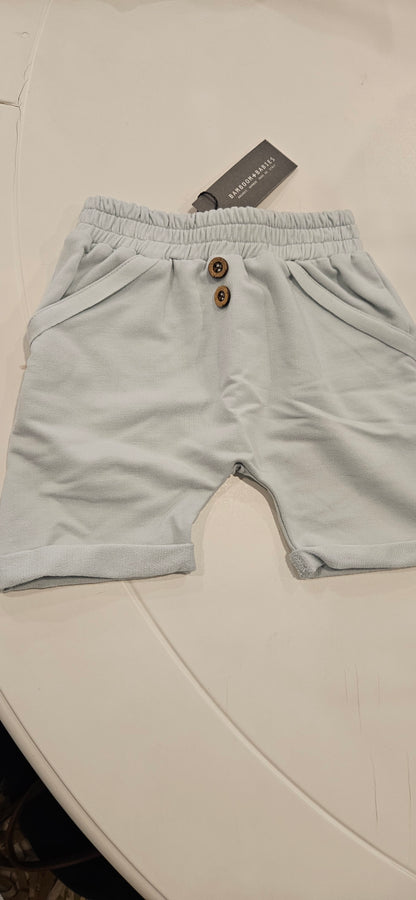 BAMBOOM Pants bermuda - water petrol