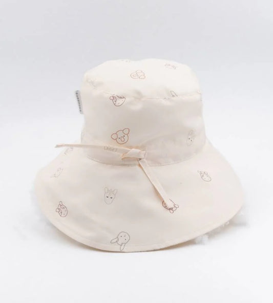 BAMBOOM Cappellino da mare UV50+ - animal friends