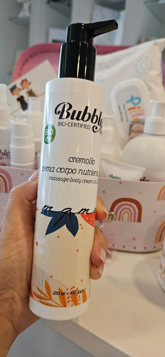 V2489 - BUBBLE CREMOLIO CREMA CORPO NUTRIENTE 2IN1 - IDRATAZIONE E NUTRIZIONE PROFONDA PER LA PELLE DEL TUO BAMBINO