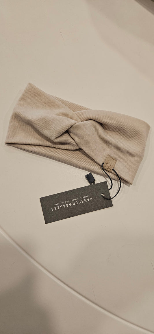 BAMBOOM Fascia capelli intrecciata - sand