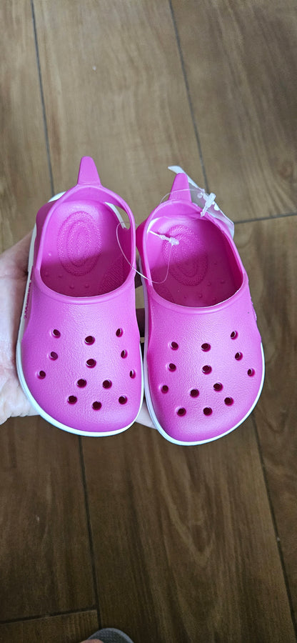 BOBUX Cloggy - fuxia/white