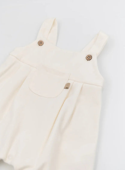BAMBOOM Salopette corta - offwhite