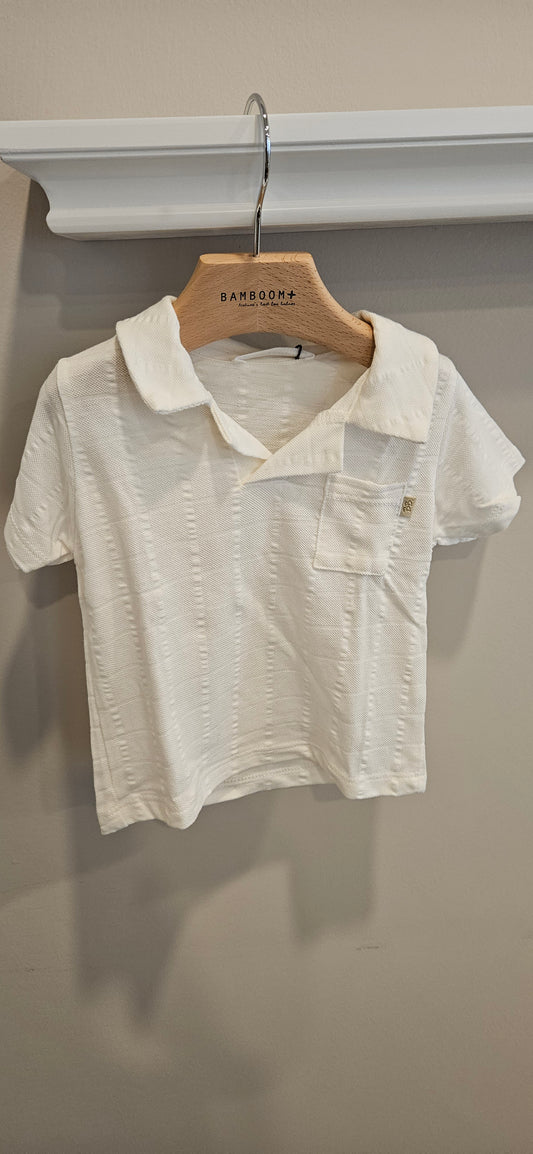 BAMBOOM Shirt polo - offwhite