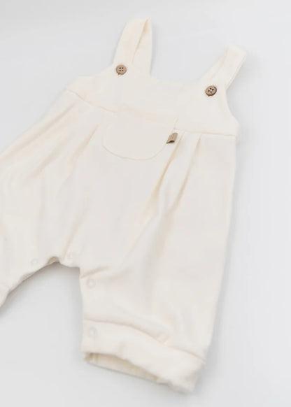 BAMBOOM Salopette corta - offwhite