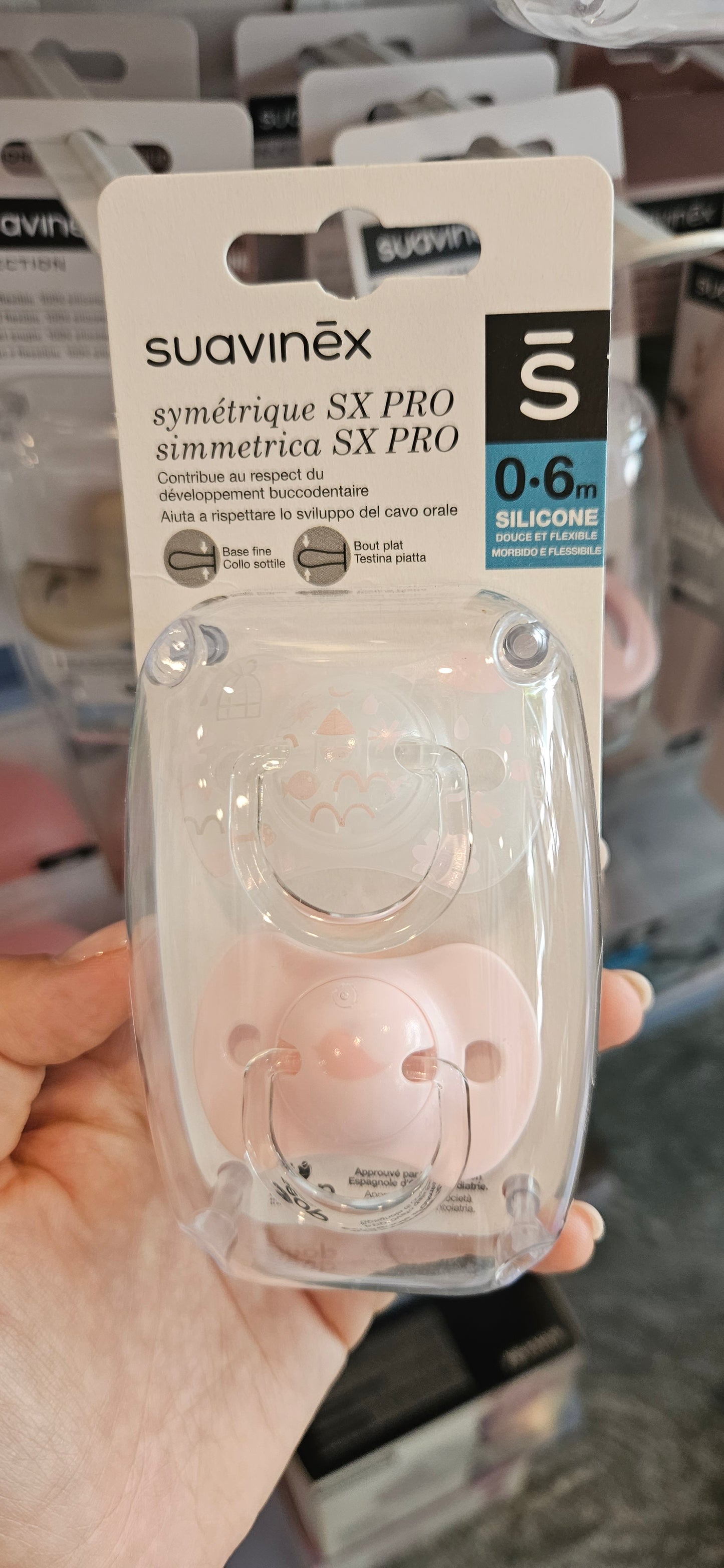 V491 SUAVINEX SUCCHIETTO SX PRO SILICONE 0/6 MESI (2PZ) - COMFORT E SICUREZZA PER IL TUO BAMBINO