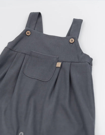 BAMBOOM Salopette corto - blu