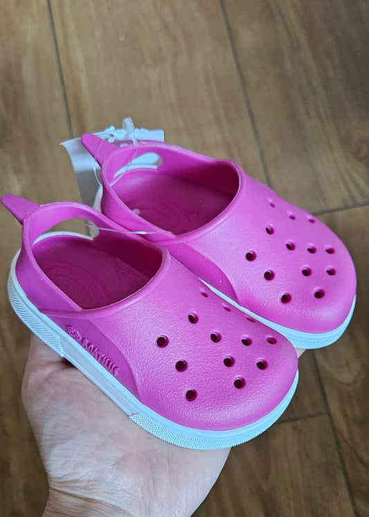 BOBUX Cloggy - fuxia/white