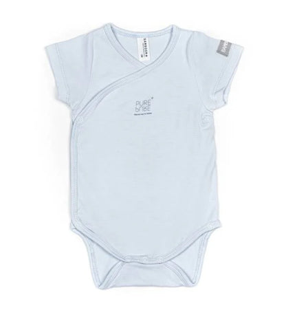 BAMBOOM Body mezza manica - azzurro