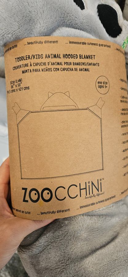 T830 ZOCCHINI COPERTA CON MANICHE E CAPPUCCIO