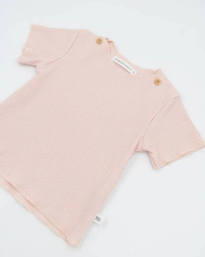BAMBOOM Completo corto 2pz pure - rosa