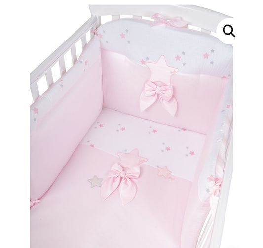PICCI Set tessile 3pz letto Dream - rosa