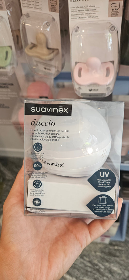 V496 - SUAVINEX STERILIZZACIUCCIO PORTATILE: STERILIZZAZIONE RAPIDA E SICURA OVUNQUE