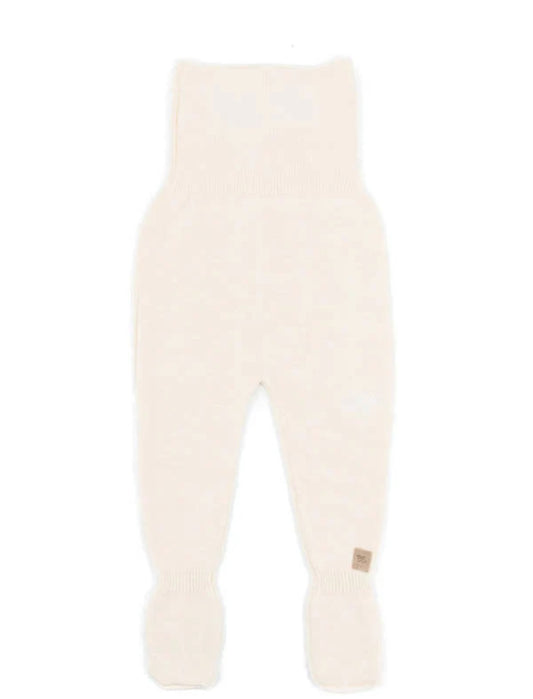 BAMBOOM Completo knitted trattini lungo - bianco