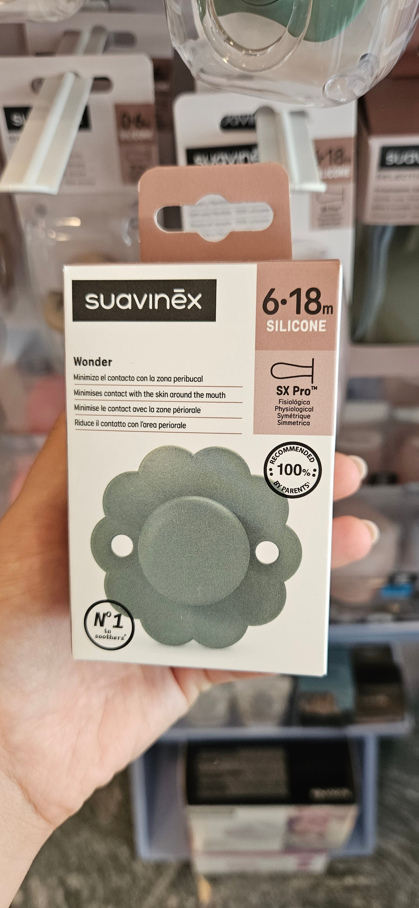 V2276 - SUAVINEX SUCCHIETTO TETTARELLA SX PRO IN SILICONE - 6/18 MESI: SUZIONE NATURALE E SICURA PER IL TUO BAMBINO