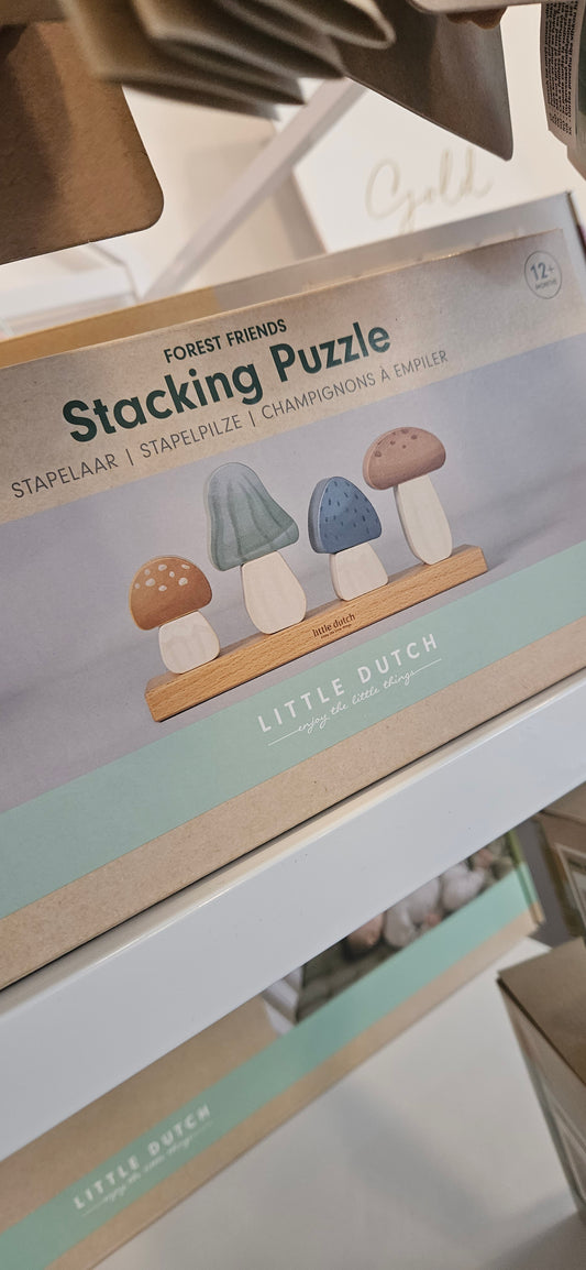 V2760 LITTLE DUTCH - STACKING PUZZLE FOREST FRIENDS